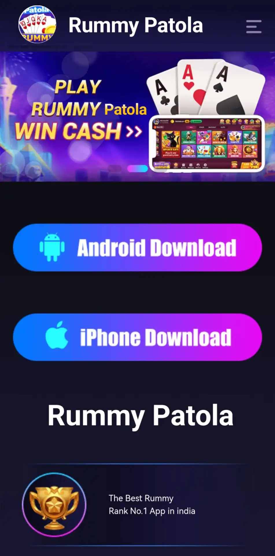 Rummy Patola